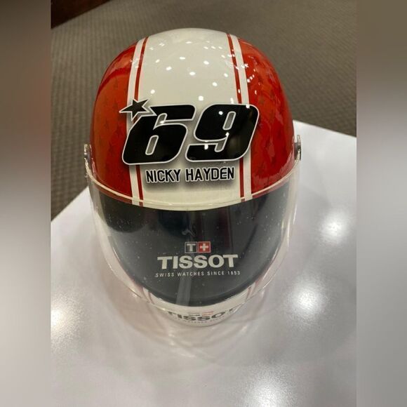 New - Limited Edition Nicky Hayden Helmet Tissot Watch Box - Picture 8 of 11